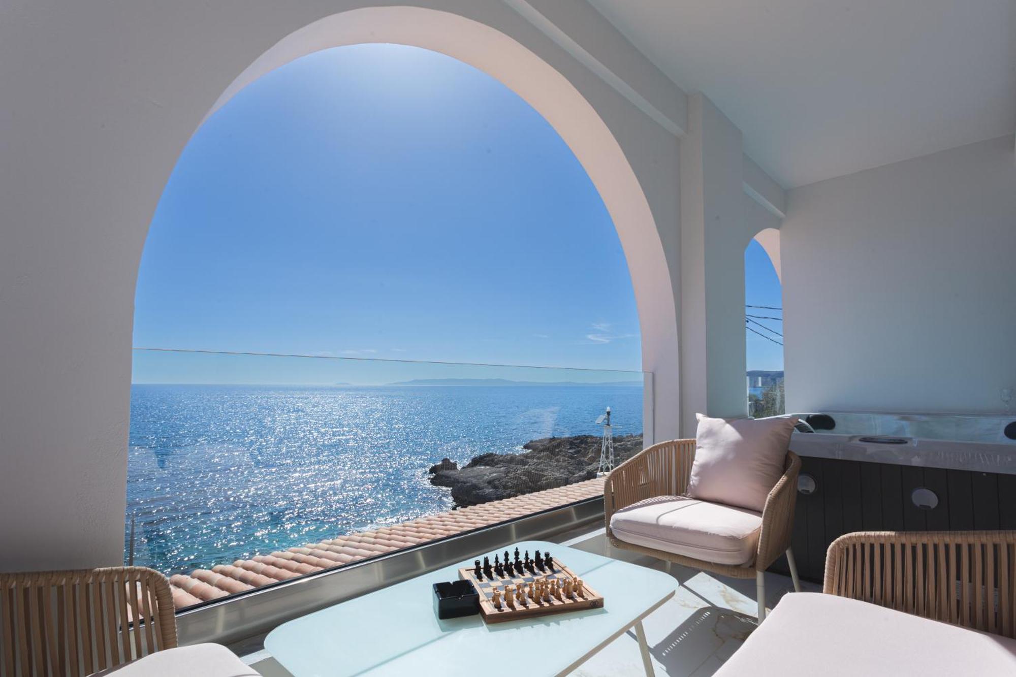 Marina Apartments Kardhamili Bagian luar foto