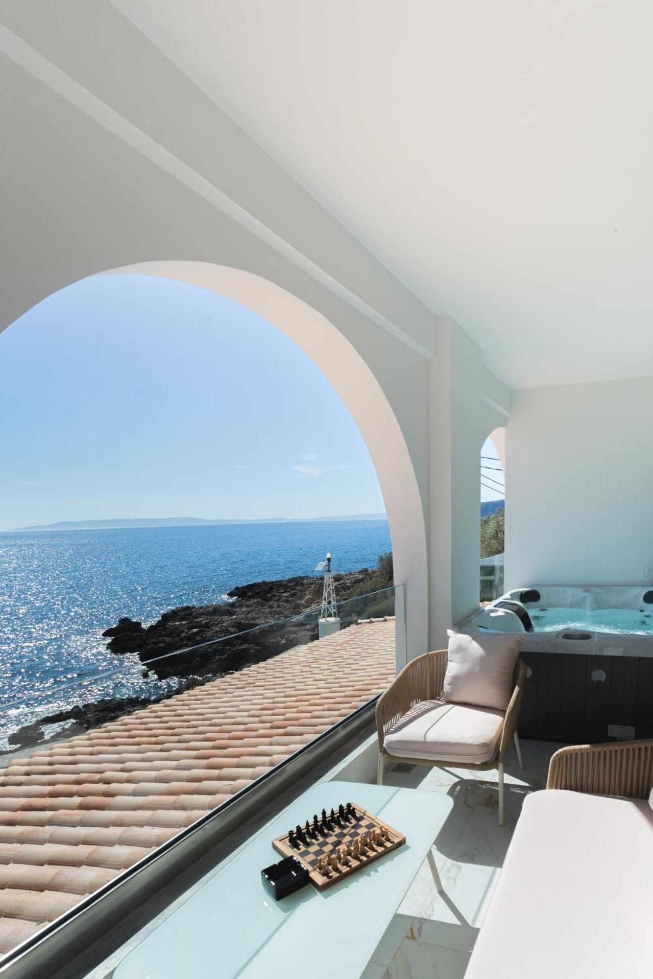 Marina Apartments Kardhamili Bagian luar foto